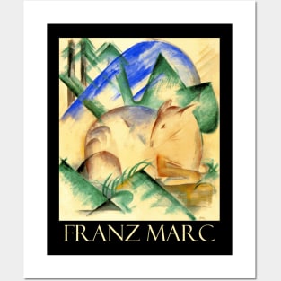 Red Deer by Franz Marc Posters and Art